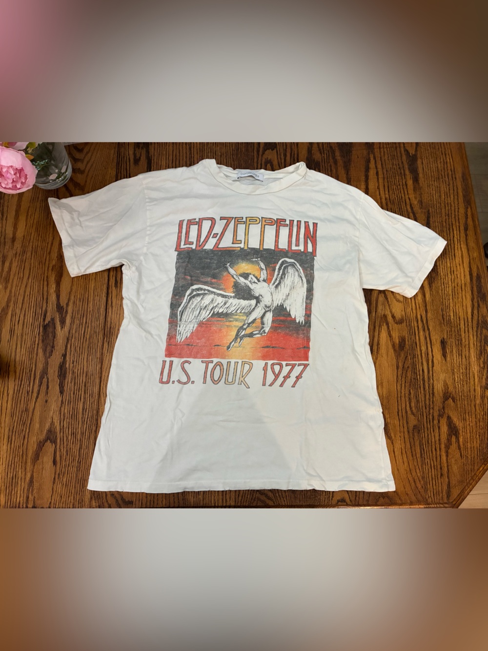 Daydreamer Led-Zeplin U.S. Tour 1977 size L women's T